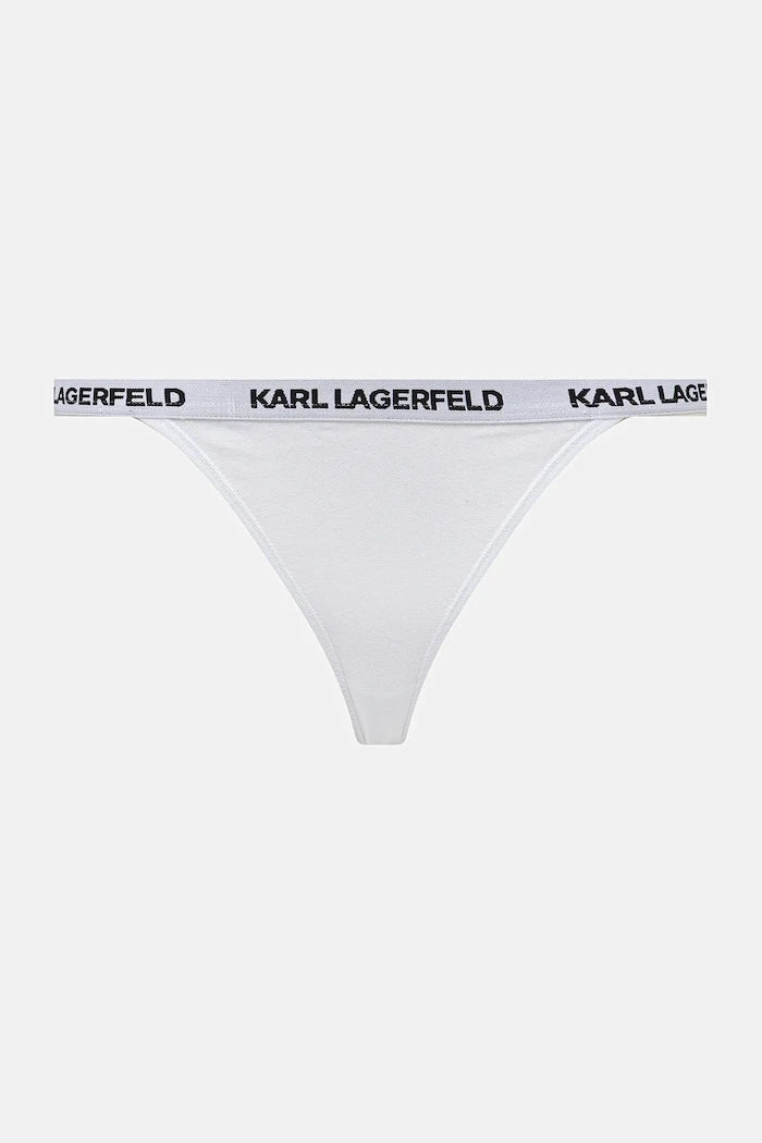 Karl Lagerfeld pamuklu elastanlı kadın bikini külot 3'lü