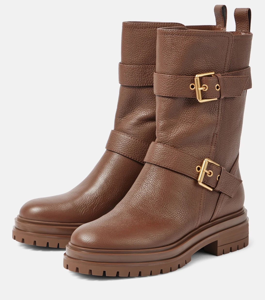 Gianvito Rossi - Thiago leather biker boots