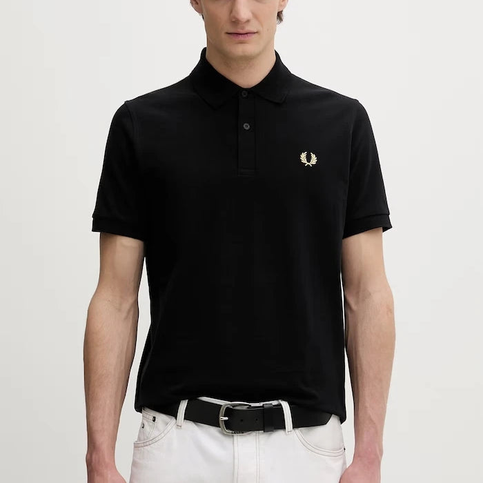 Памучна тениска с яка Fred Perry