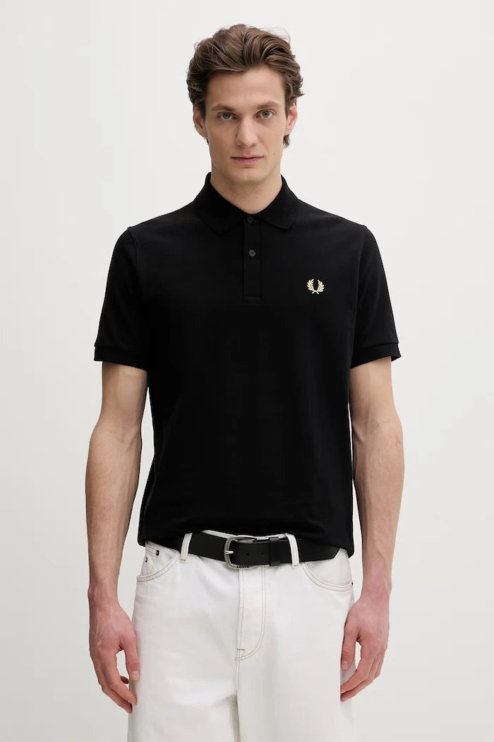 Памучна тениска с яка Fred Perry