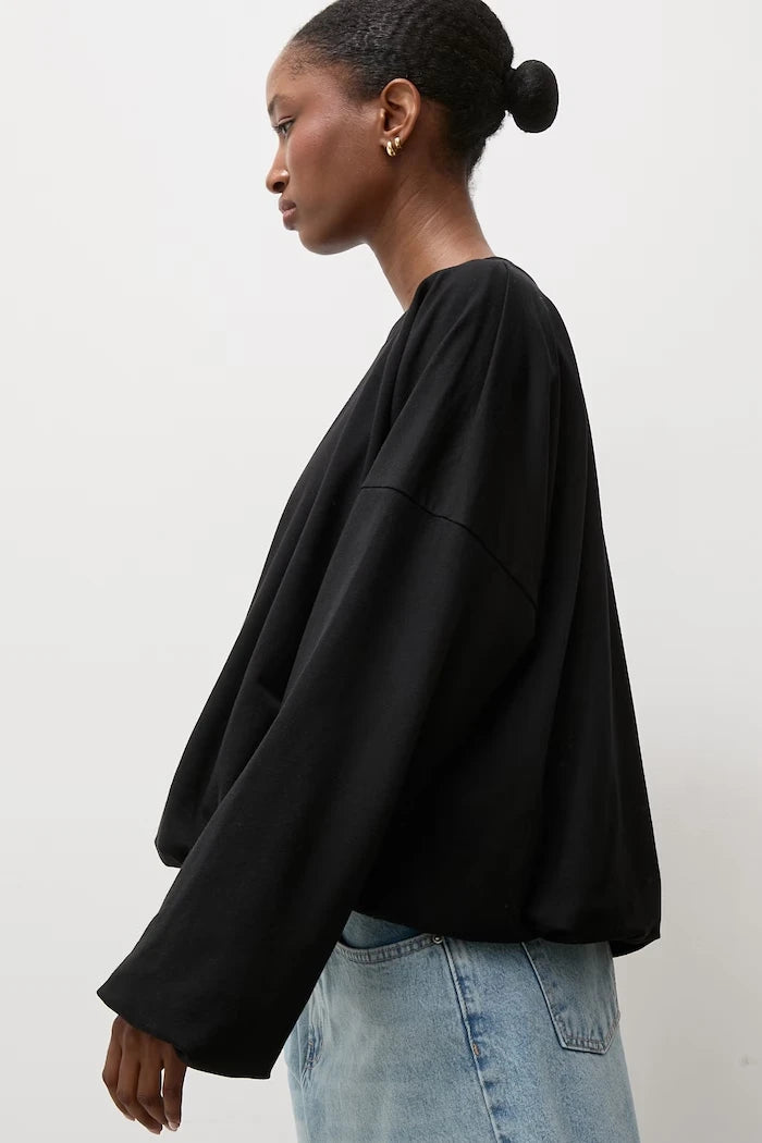 Pamuklu kadın sweatshirt