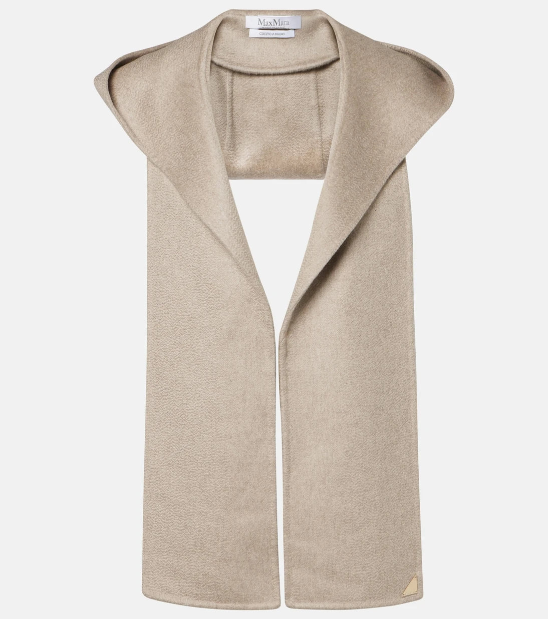 Max Mara - Hooded cashmere scarf