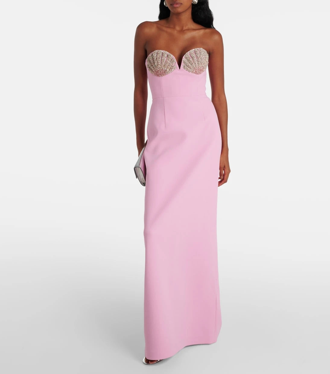 Rebecca Vallance - Cordelia embellished strapless gown