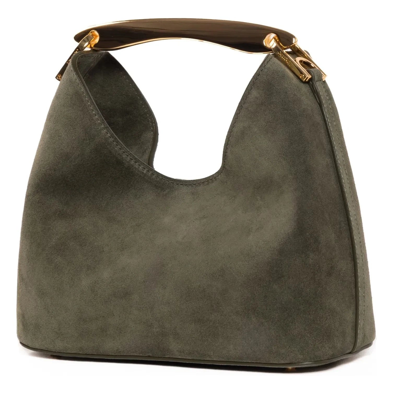 Elleme - Small Boomerang bag Grainy leather | Khaki