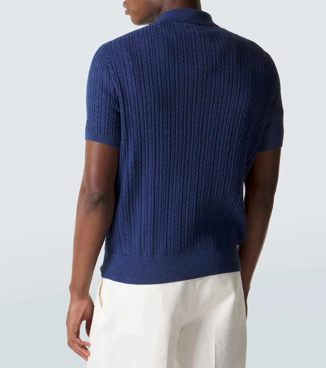 Polo Ralph Lauren - Cable-knit cotton polo sweater