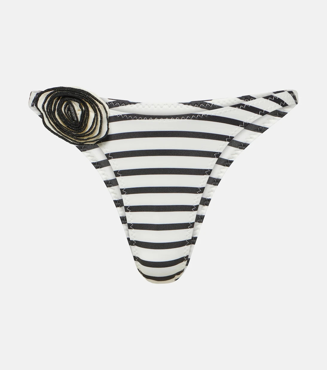 Same - Rosette '90s striped bikini bottoms