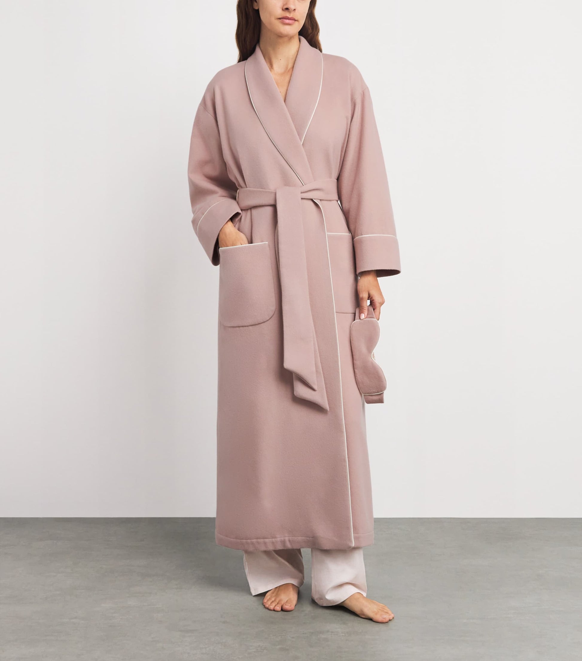 Pink Cashmere Dressing Gown