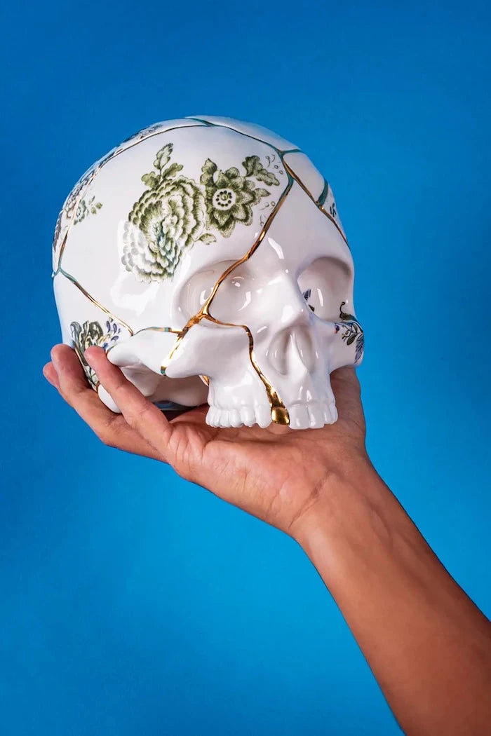 Декоративна фигурка Seletti Kintsugi Skull