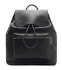 Burberry Leather Check-Embossed Backpack