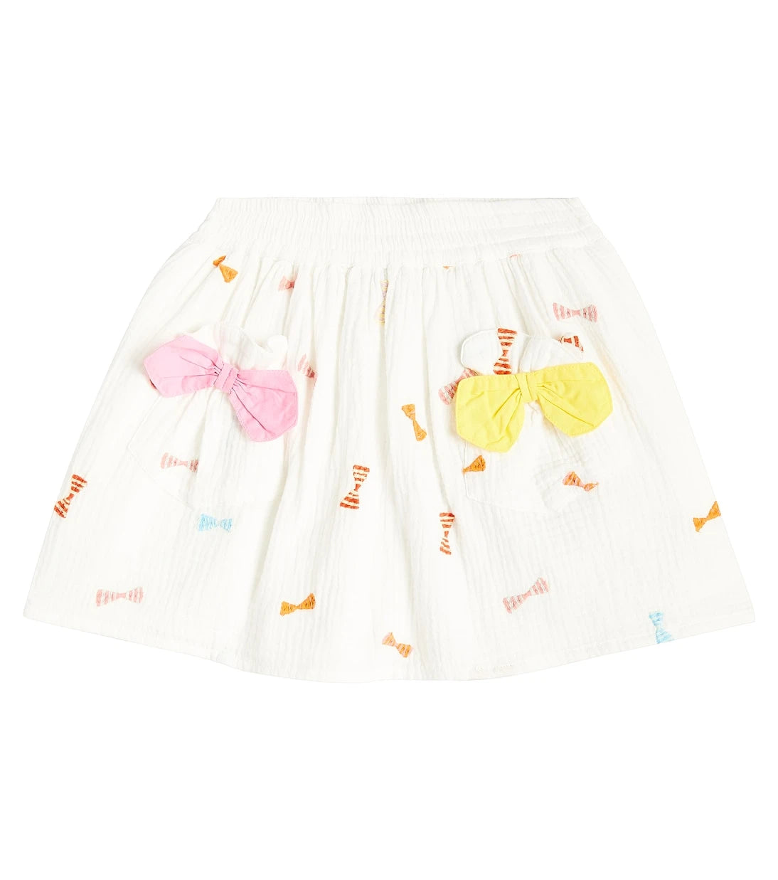 Stella McCartney Kids - Embroidered cotton skirt