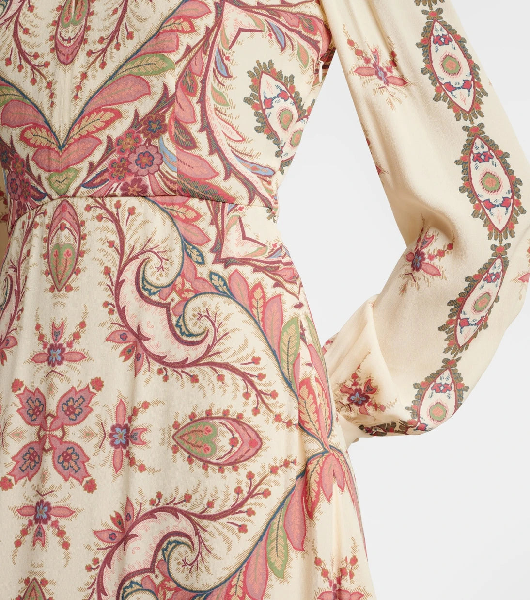 Etro - Cutout printed midi dress