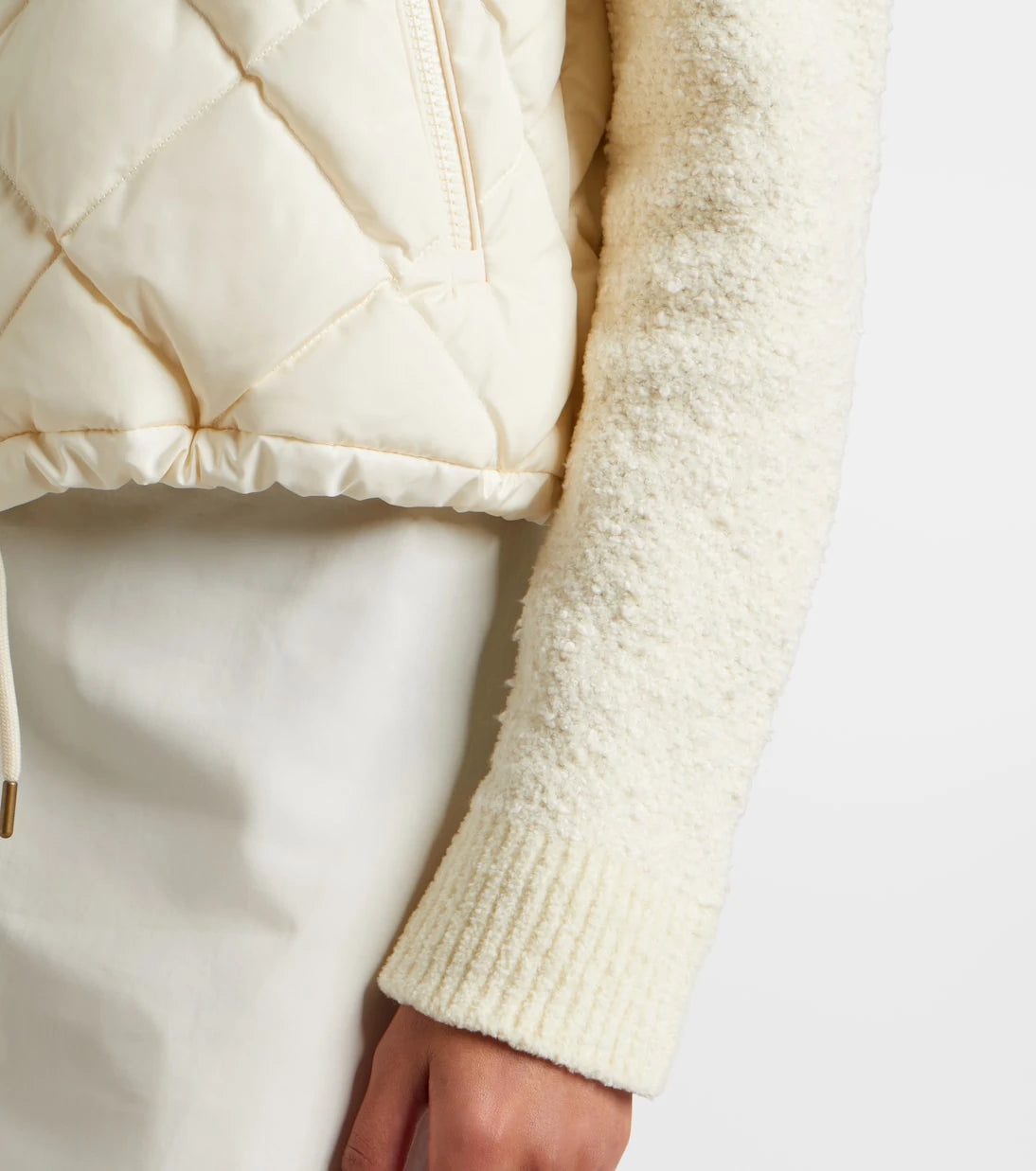 Moncler - Down-paneled cotton-blend cardigan