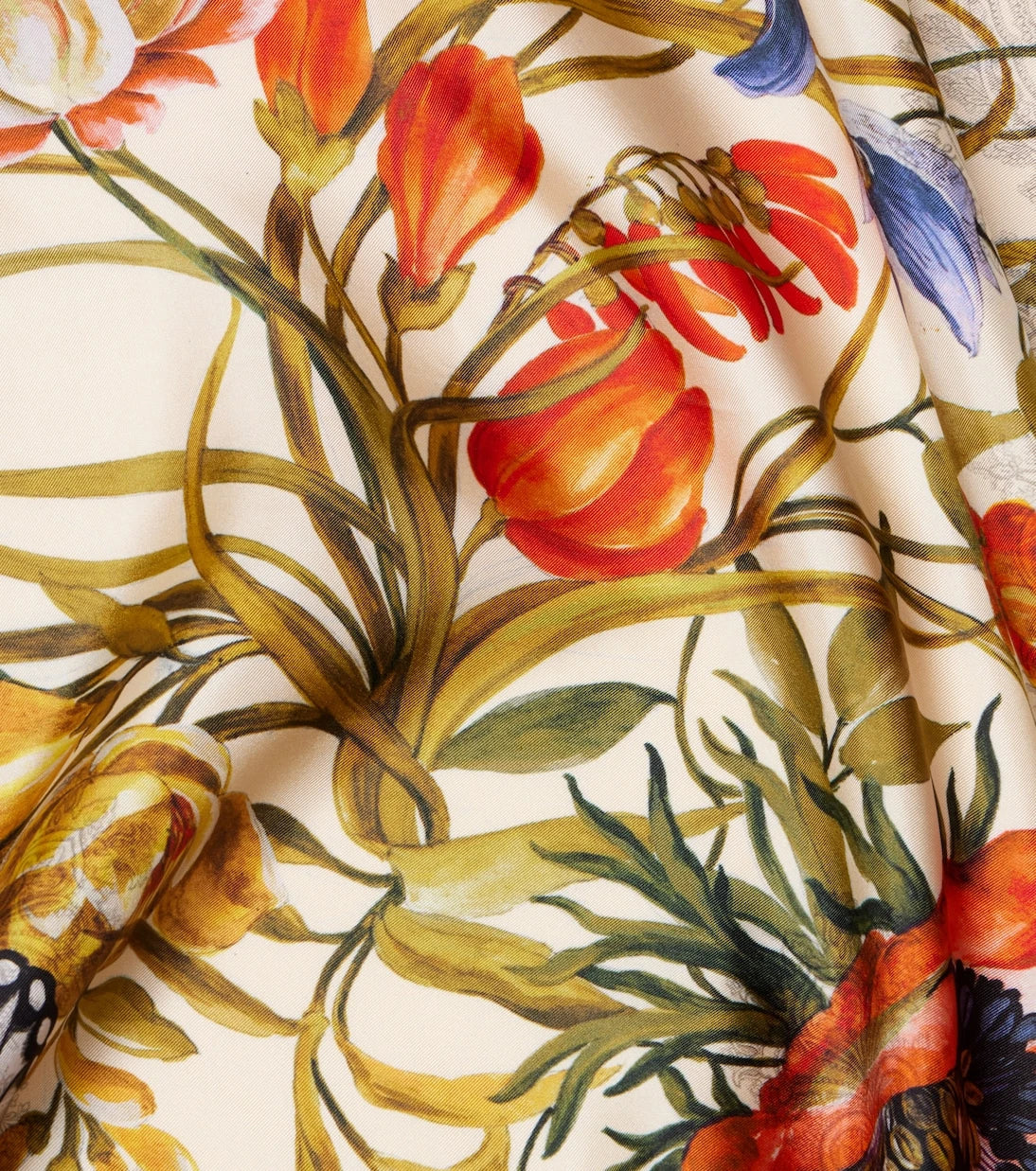 Etro - Floral silk scarf