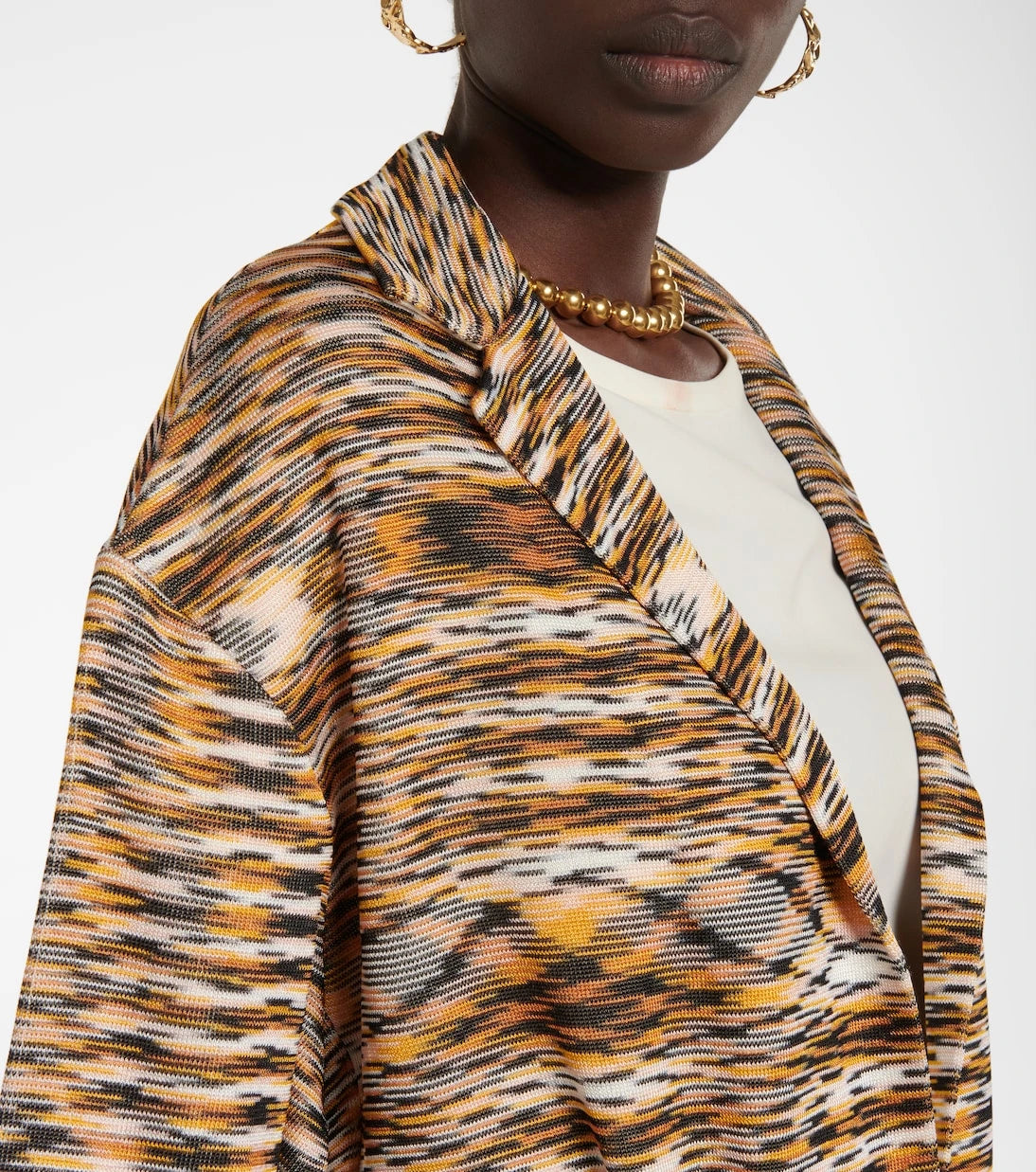 Missoni - Space-dyed wool-blend cardigan