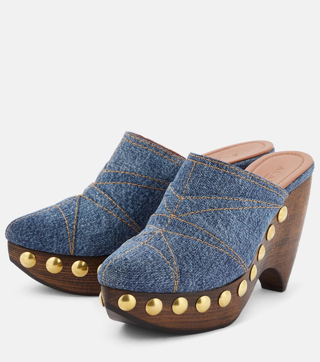Alaïa - Le Sabot denim mules