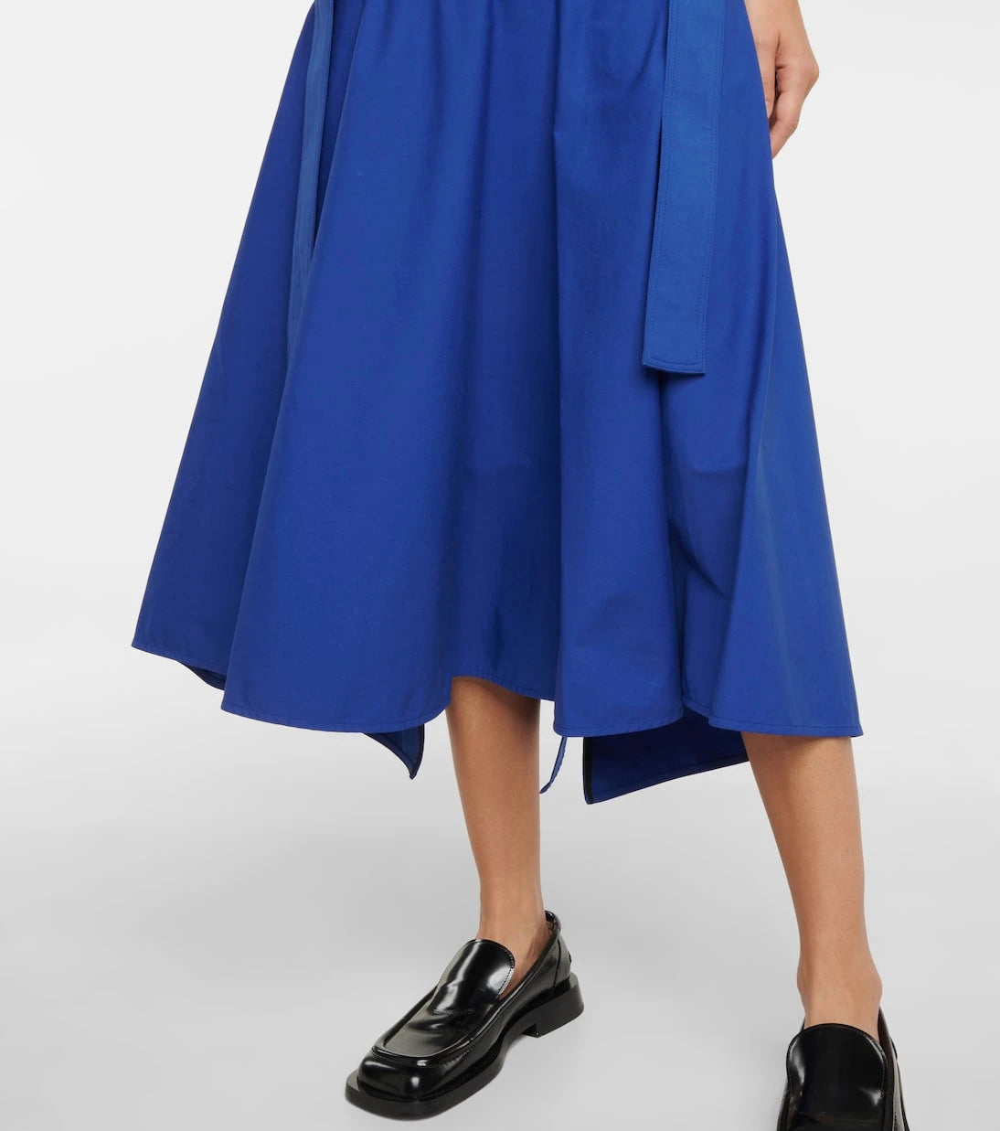 Proenza Schouler - Cotton-blend poplin midi dress