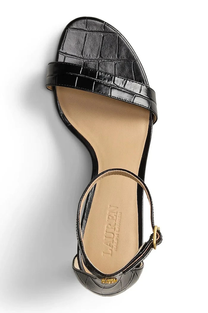 Кожени сандали Lauren Ralph Lauren Allie Mid
