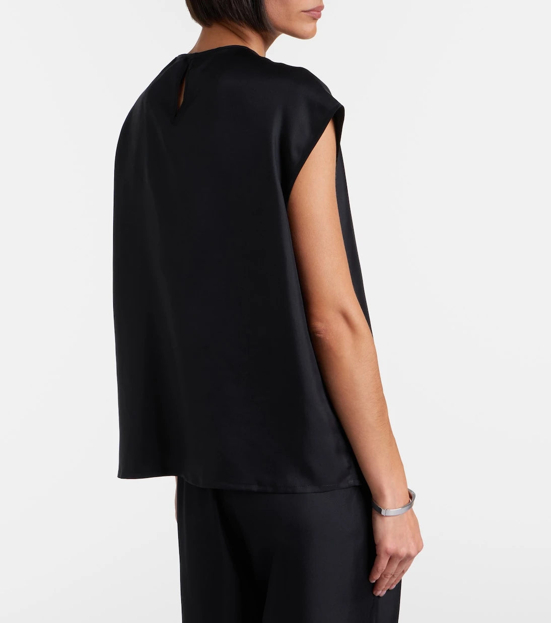 Asceno - Dasha silk twill top