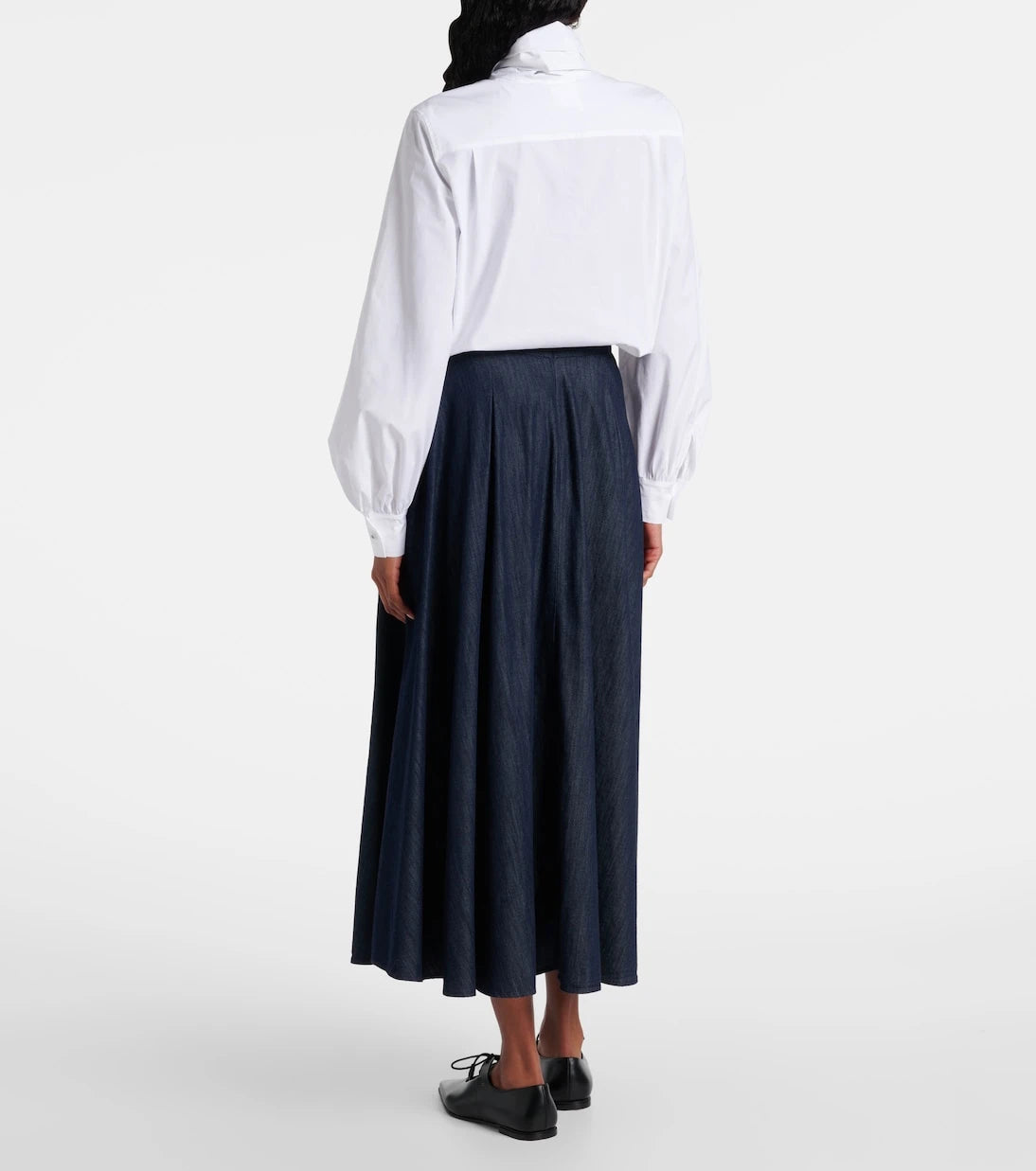 'S Max Mara - Amanda chambray maxi skirt