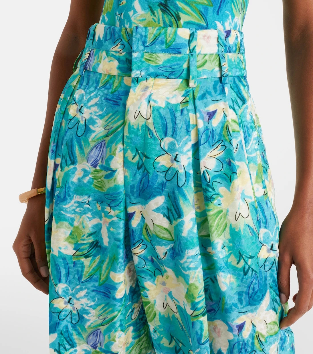 Chloé - Floral silk balloon pants