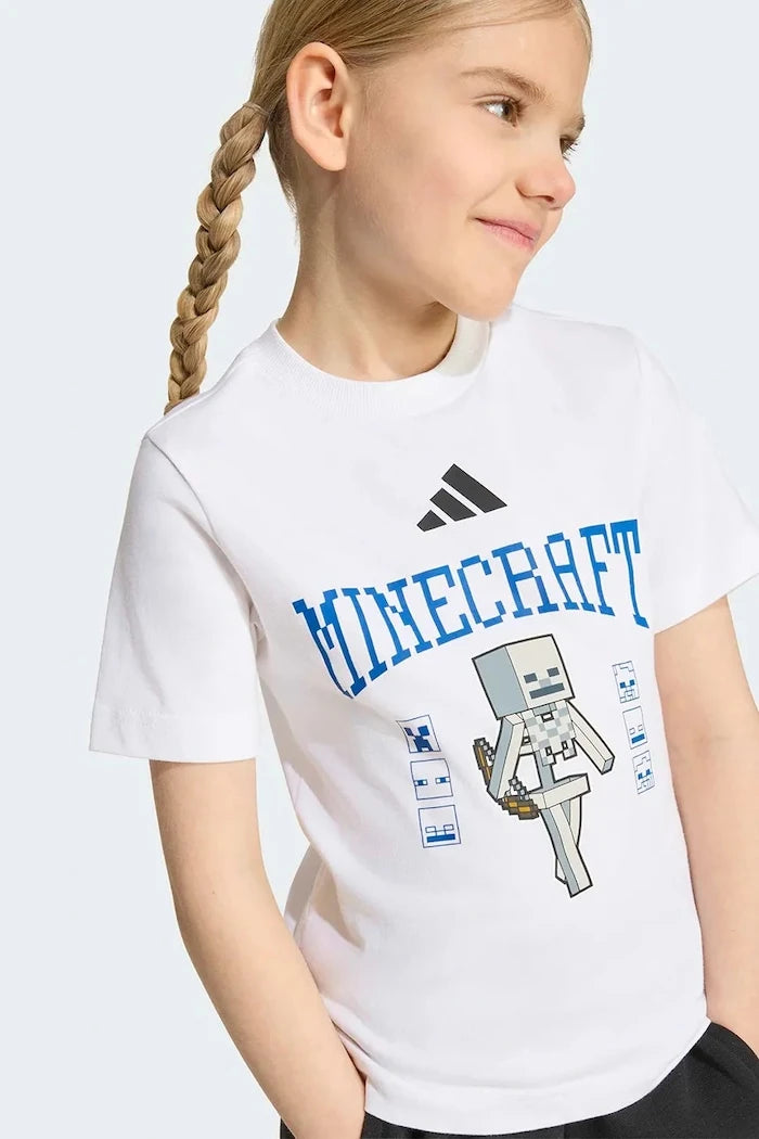adidas тениска за деца от памук MINECRAFT