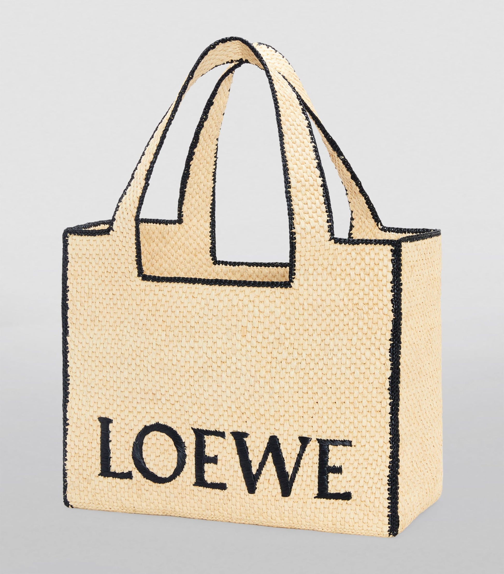 LOEWE Beige x Paula's Ibiza Large Font Tote Bag