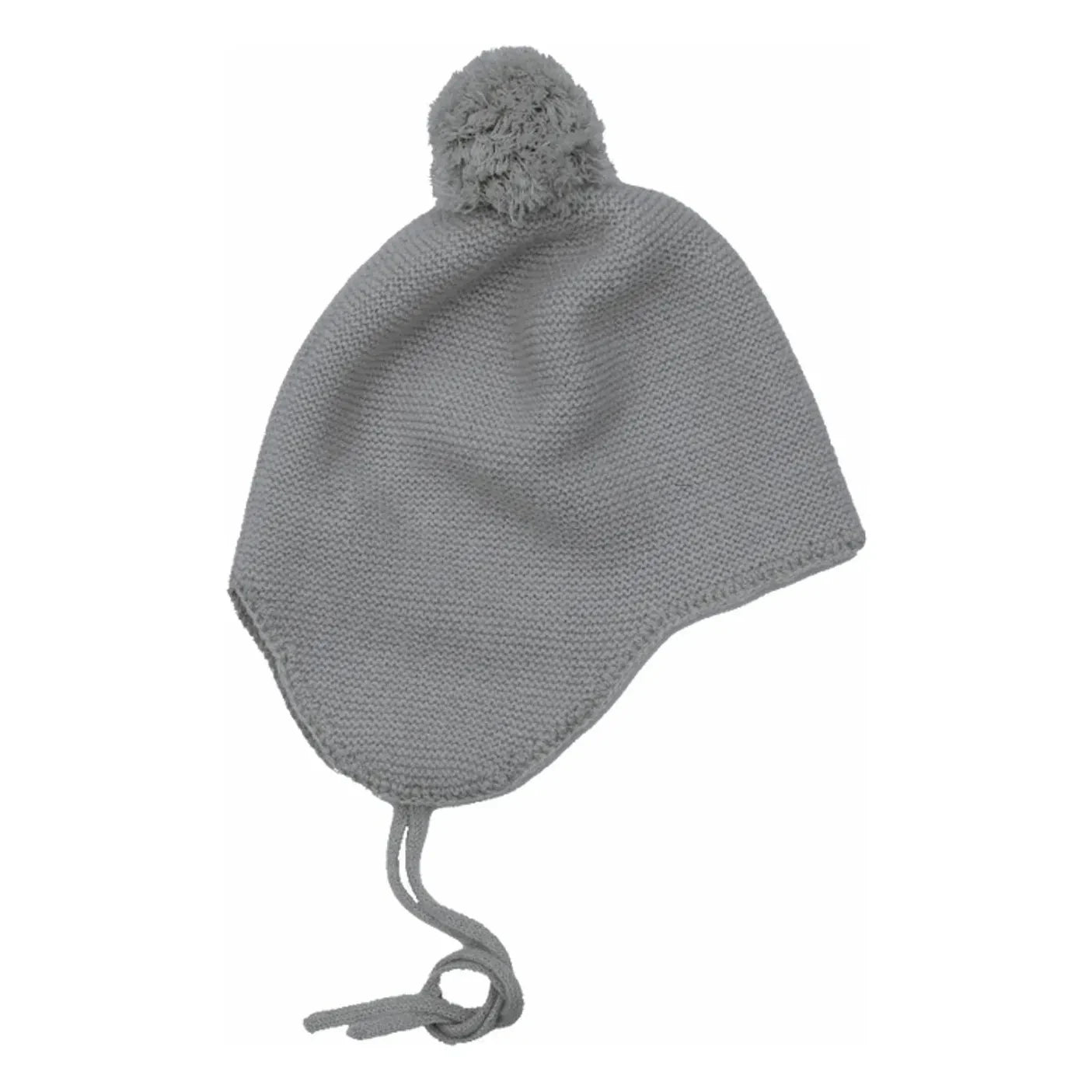 Holmm - Pom Pom Cashmere hat | Grey