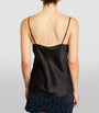 Maje Black Silk Cami Top
