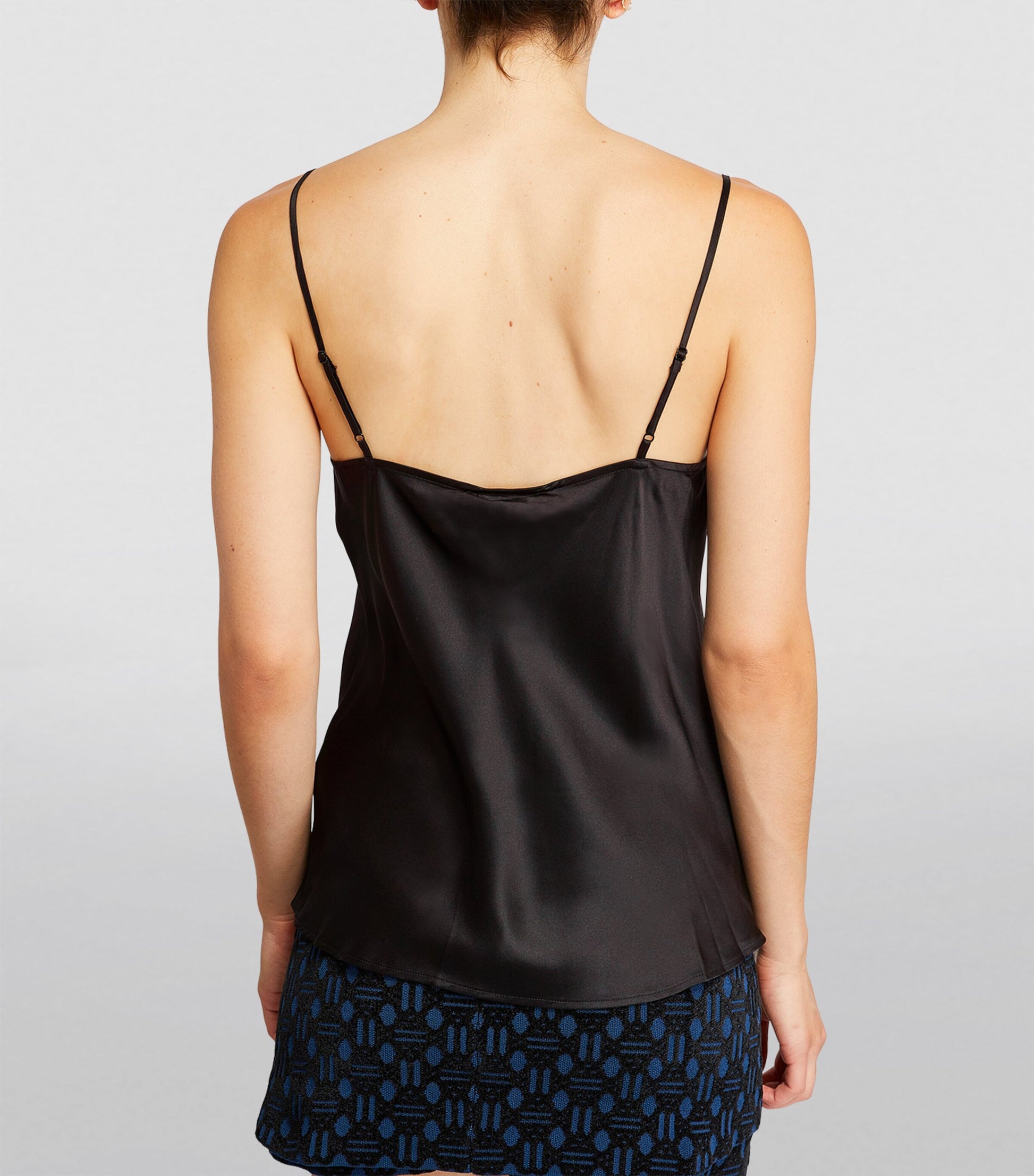 Maje Black Silk Cami Top