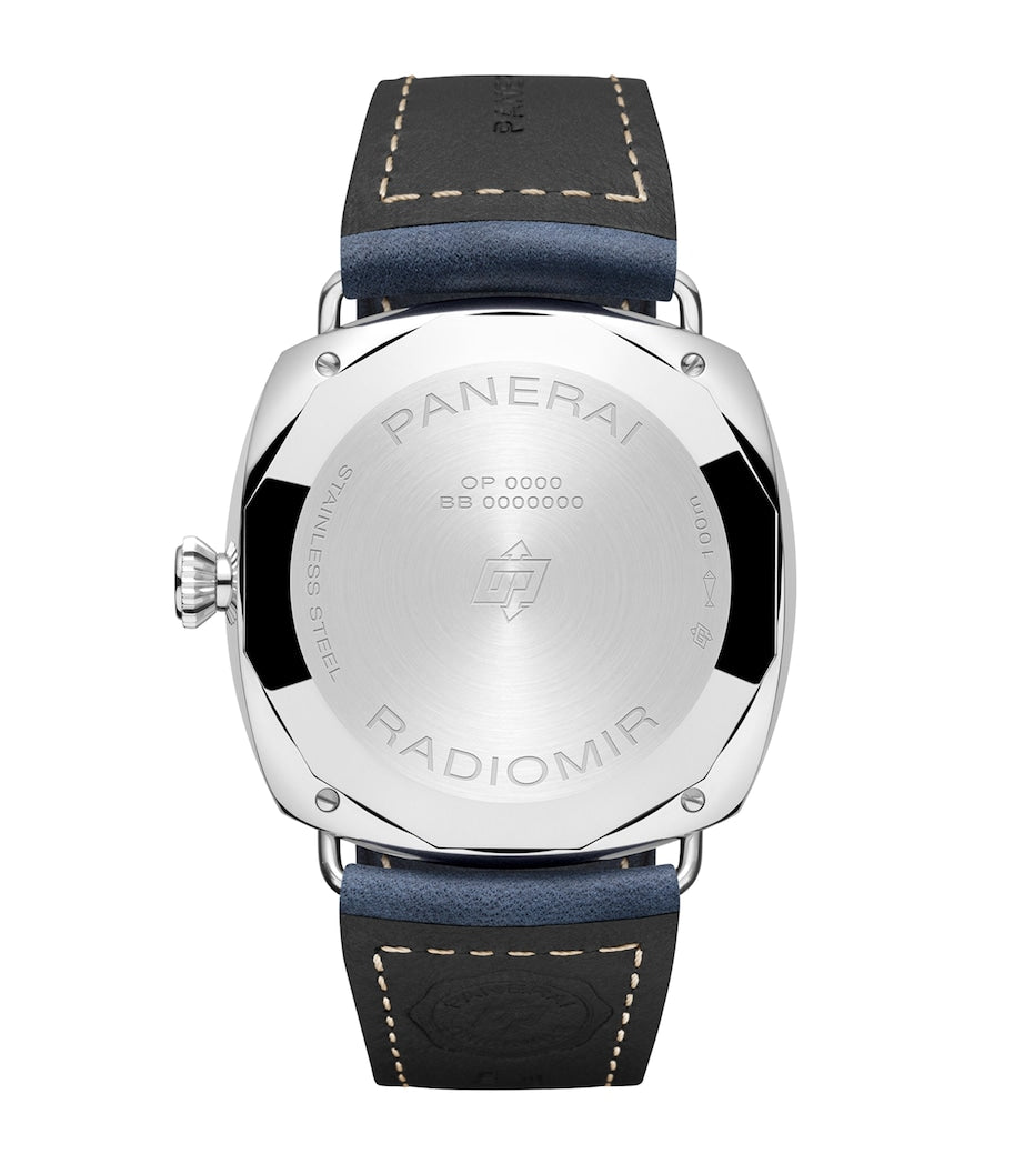 Stainless Steel and Calf Leather Radiomir Officne Watch 45mm