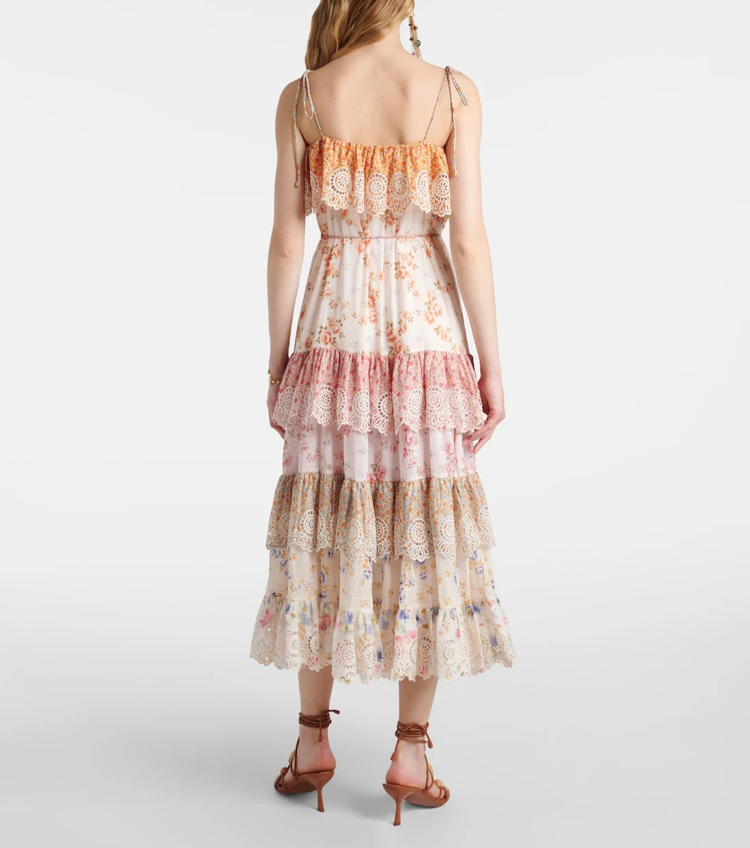 Zimmermann - Lucky tiered cotton maxi dress