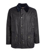 Navy Waxed Bedale Jacket