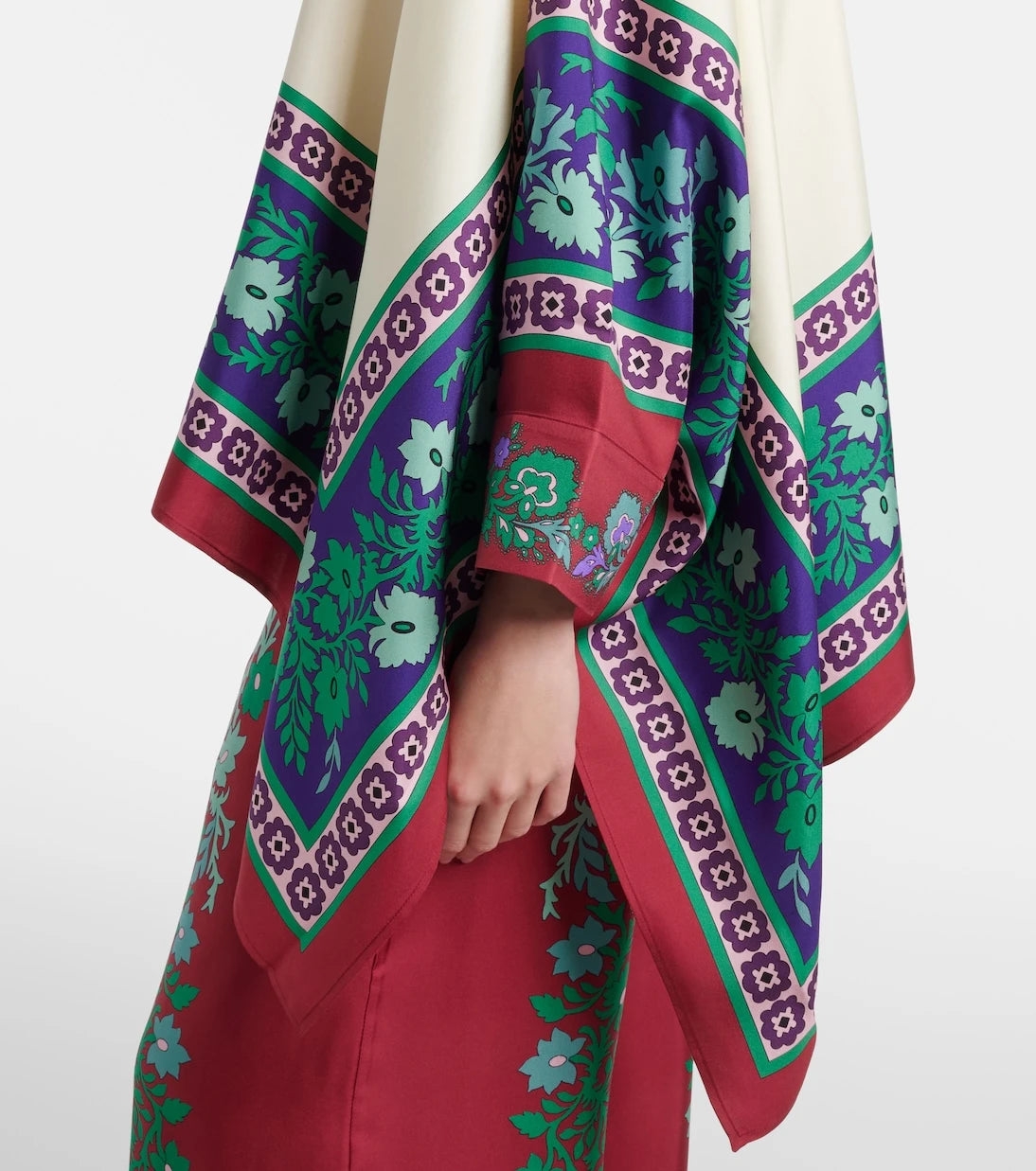 La DoubleJ - Foulard printed silk twill shirt