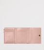 Pink Leather Quilted Wallet