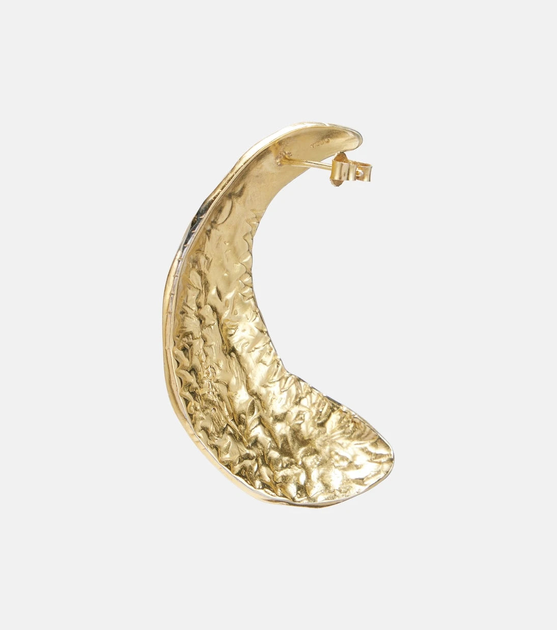 Ysso - Broken Shell 24kt gold-plated earrings