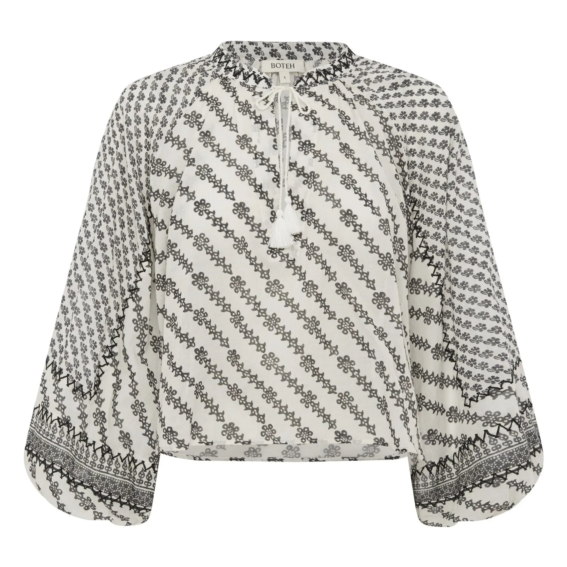 Boteh - Levante blouse | Grey