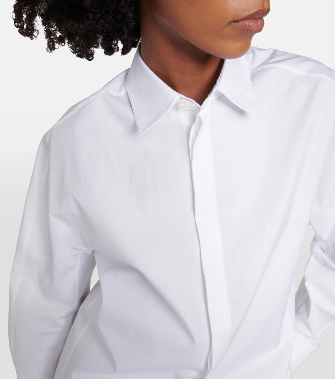 Alaïa - Oversized cotton shirt