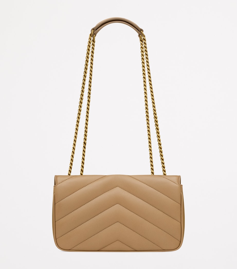 Saint Laurent Brown Small Loulou Shoulder Bag