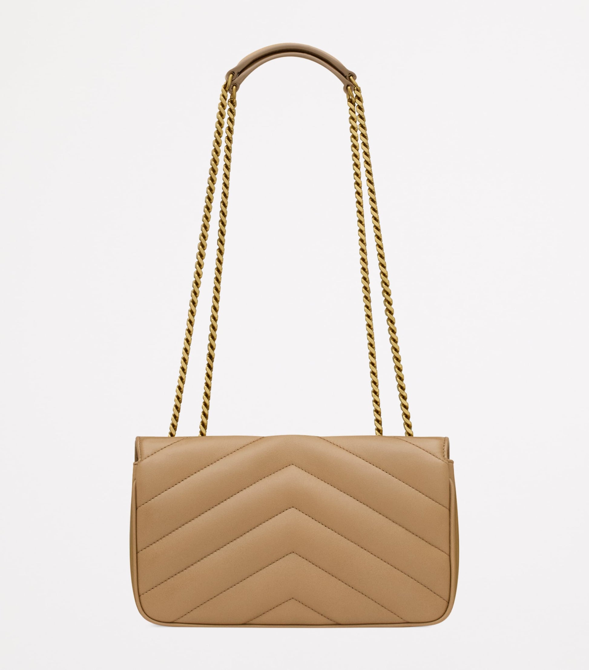 Brown Small Loulou Shoulder Bag