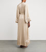 Satin Embellished Dalia Robe (XS/S) BEIGE
