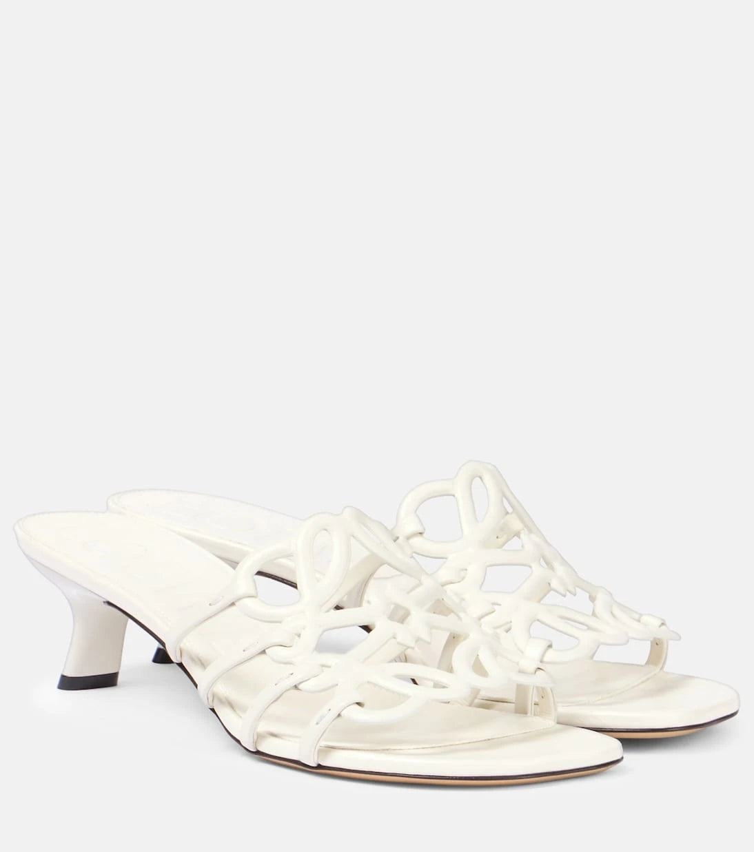 Loewe - Anagram leather mules