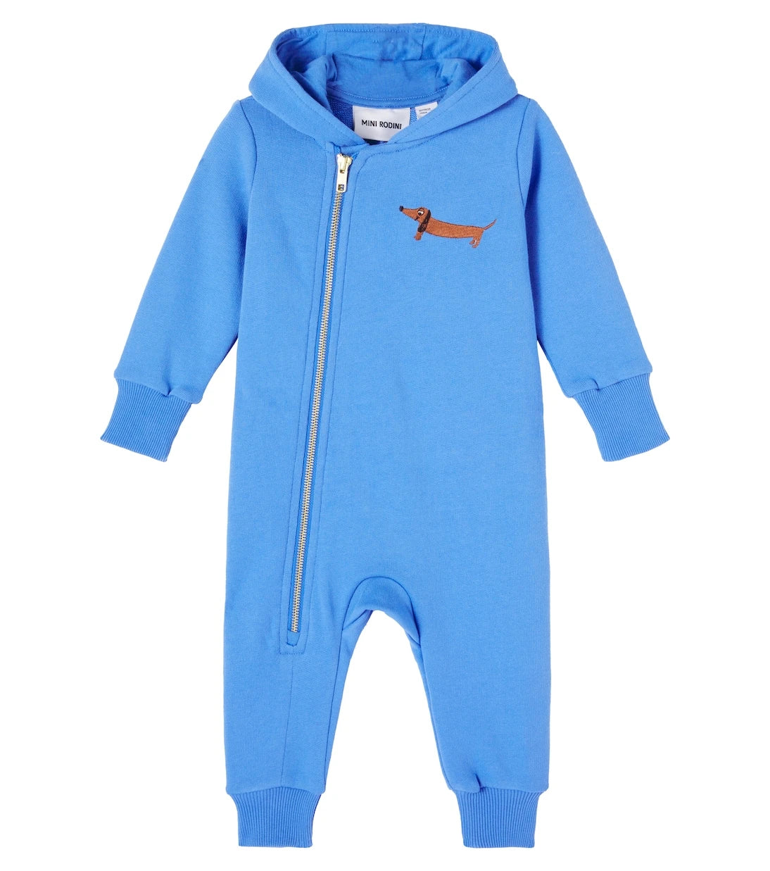 Mini Rodini - Baby embroidered cotton onesie