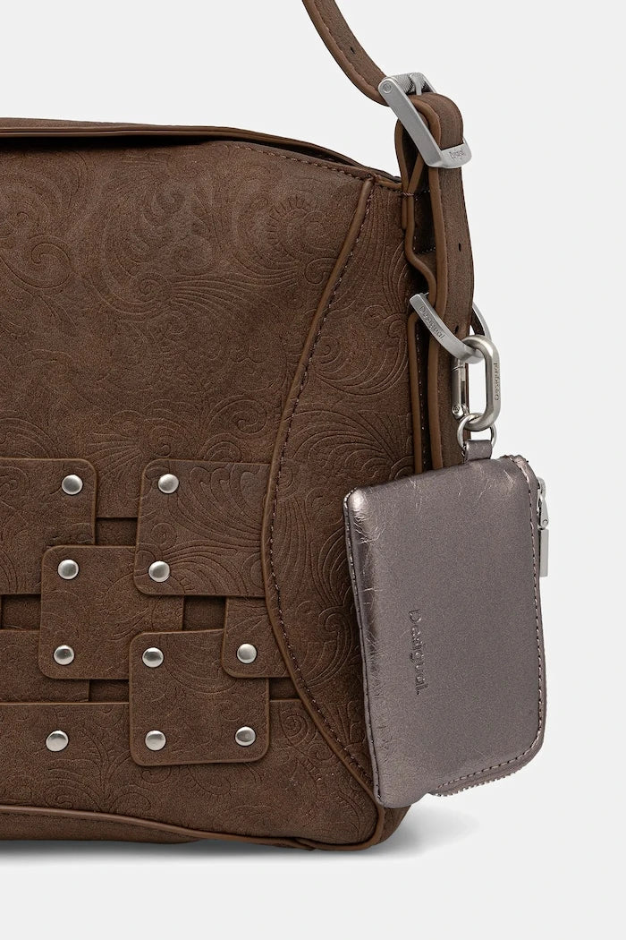 Чанта Desigual NEW PATCH 2 CHOCO