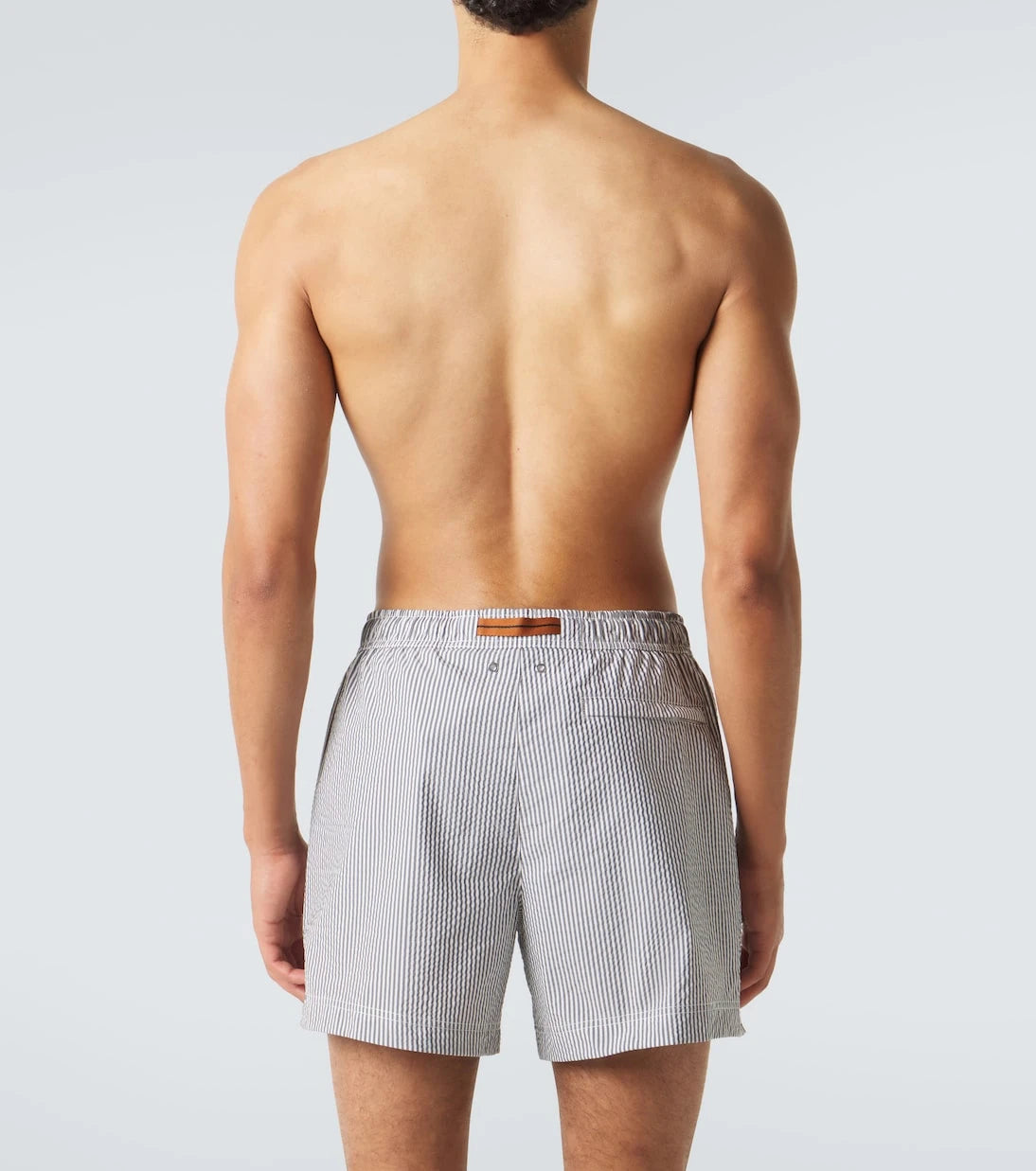 Zegna - Seersucker swim trunks
