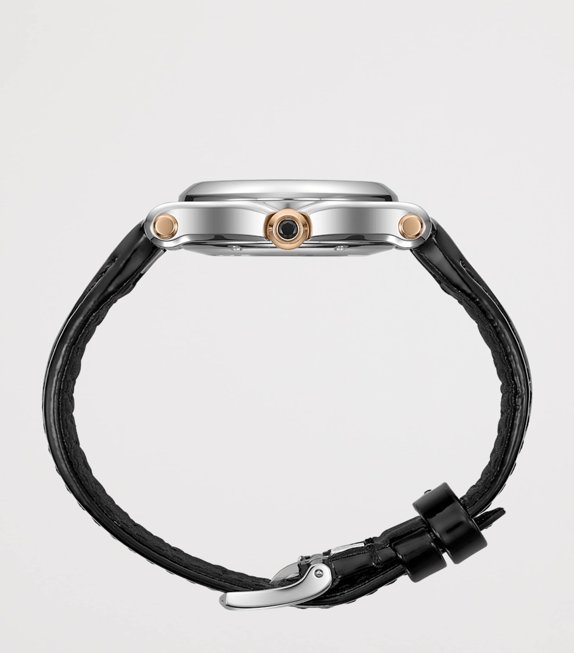 Chopard Stainless Steel, Rose Gold and Diamond Happy Sport Watch 30mm