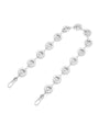 Silver Donut Chain Bag Strap