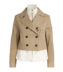 Brown Aline-Co Trench Jacket