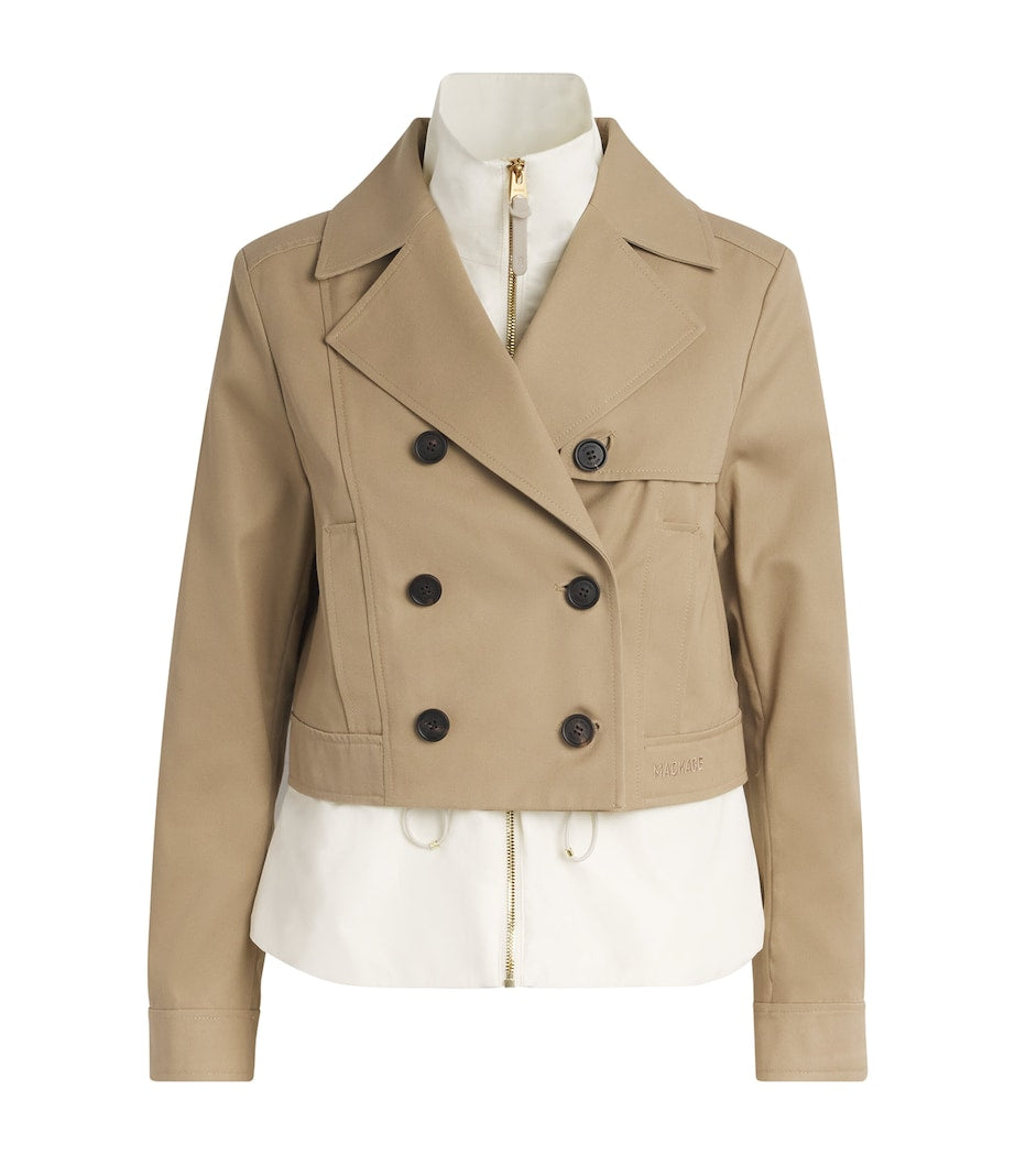 Brown Aline-Co Trench Jacket