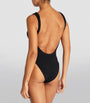 Hunza G Black Square-Neck Swimsuit