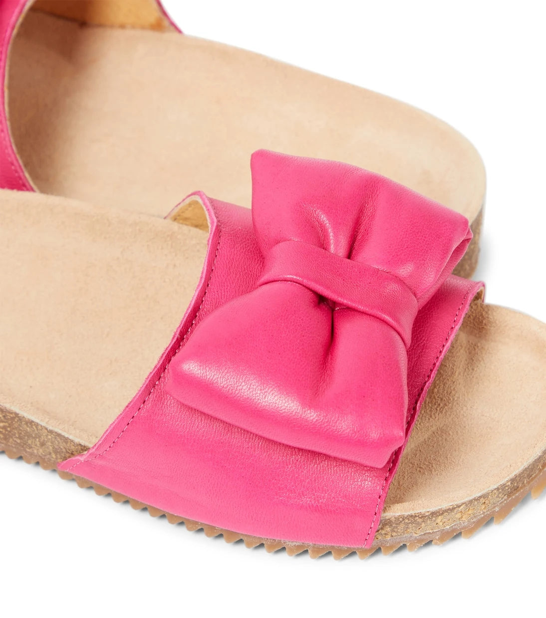 PèPè - Bow-detail leather slides